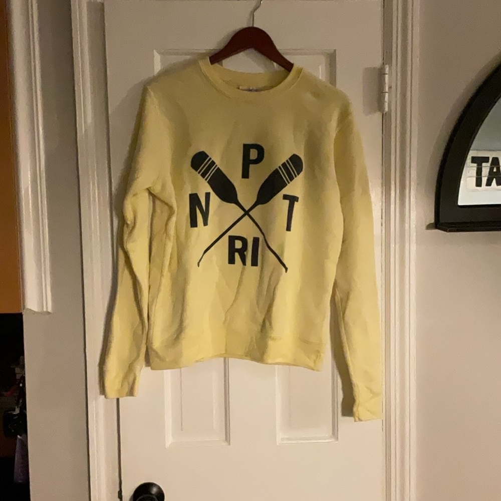 Yellow Newport crew neck